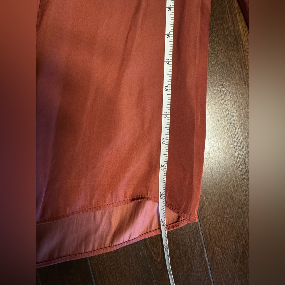 NWOT J.Crew Women's Featherweight Satin Tie-Neck Top - Picture 8 of 9